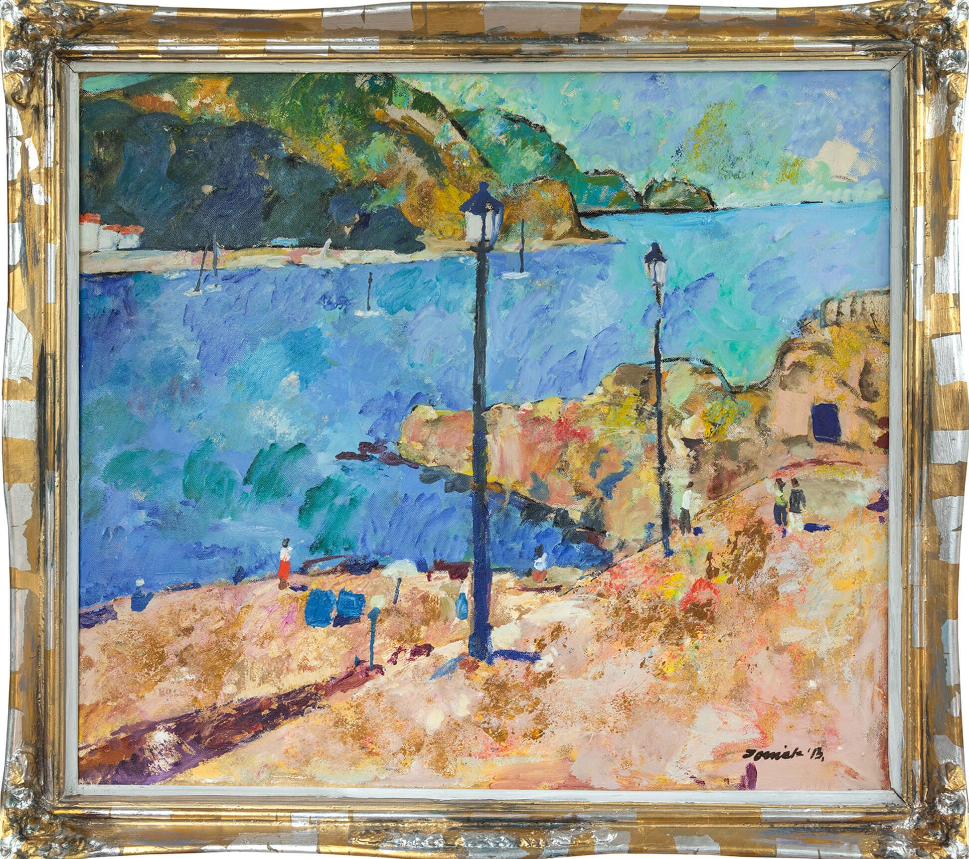 Morze w Tossa de mar ’13, 75 x85