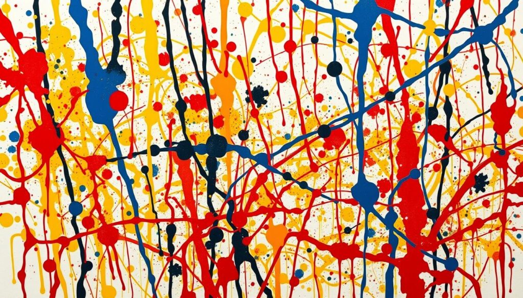 Obraz 'Numer 17A' Jacksona Pollocka - jeden z najdroższych obrazów na świecie Obraz 'Numer 17A' Jacksona Pollocka - jeden z najdroższych obrazów na świecie