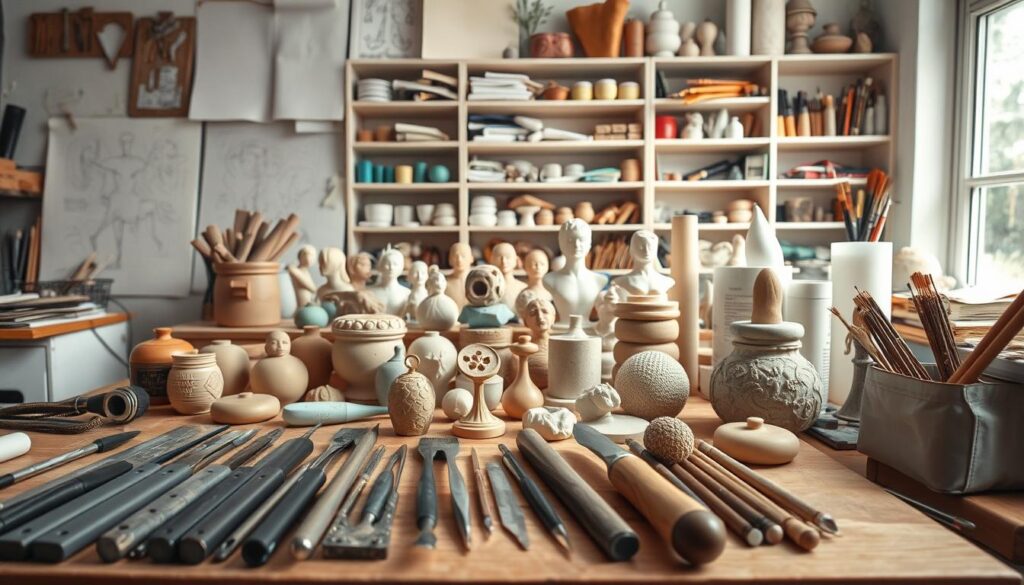 materiałów artystycznych