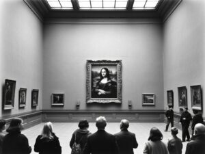 Mona Lisa Leonarda da Vinci, najbardziej znany skradziony obraz w historii sztuki