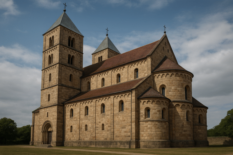 budowla w stylu romańskim