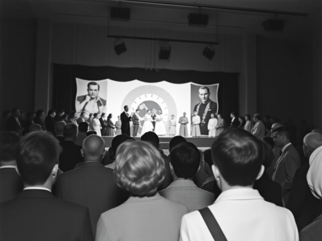 Historyczne zdjęcie z jednego z pierwszych festiwali artystycznych w powojennej Polsce Historyczne zdjęcie z jednego z pierwszych festiwali artystycznych w powojennej Polsce