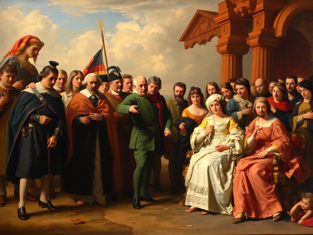 Obraz Franciszka Smuglewicza przedstawiający scenę historyczną Obraz Franciszka Smuglewicza przedstawiający scenę historyczną