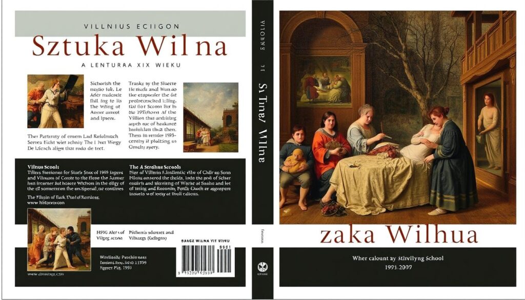 Okładka książki 'Sztuka Wilna XIX wieku' Okładka książki 'Sztuka Wilna XIX wieku'