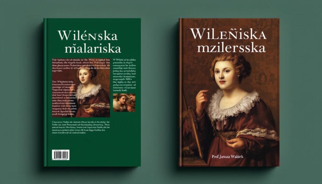 Okładka książki 'Wileńska szkoła malarska' prof. Janusza Wałka Okładka książki 'Wileńska szkoła malarska' prof. Janusza Wałka