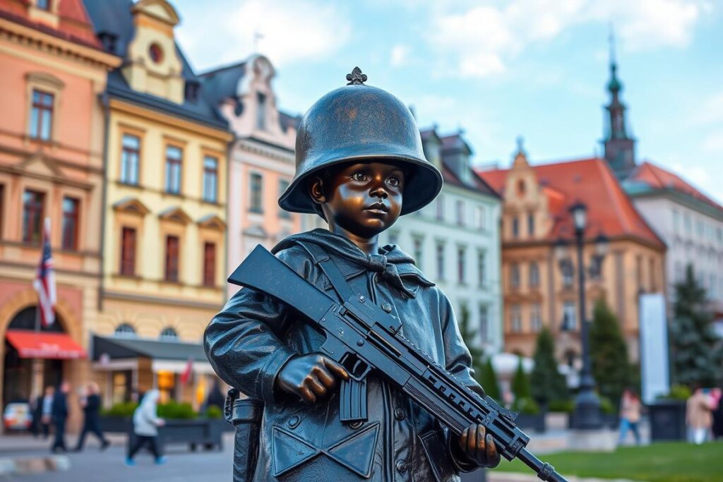 Pomnik Małego Powstańca w Warszawie - upamiętnienie najmłodszych uczestników Powstania Warszawskiego Pomnik Małego Powstańca w Warszawie - upamiętnienie najmłodszych uczestników Powstania Warszawskiego