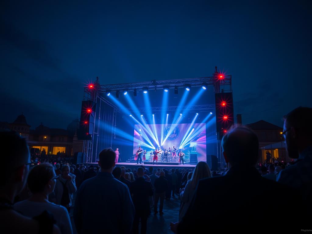 Spektakl teatralny podczas Festiwalu Malta w Poznaniu z publicznością Spektakl teatralny podczas Festiwalu Malta w Poznaniu z publicznością