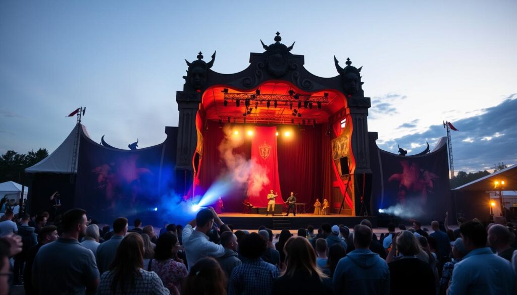 Spektakl teatralny podczas festiwalu Malta w Poznaniu Spektakl teatralny podczas festiwalu Malta w Poznaniu