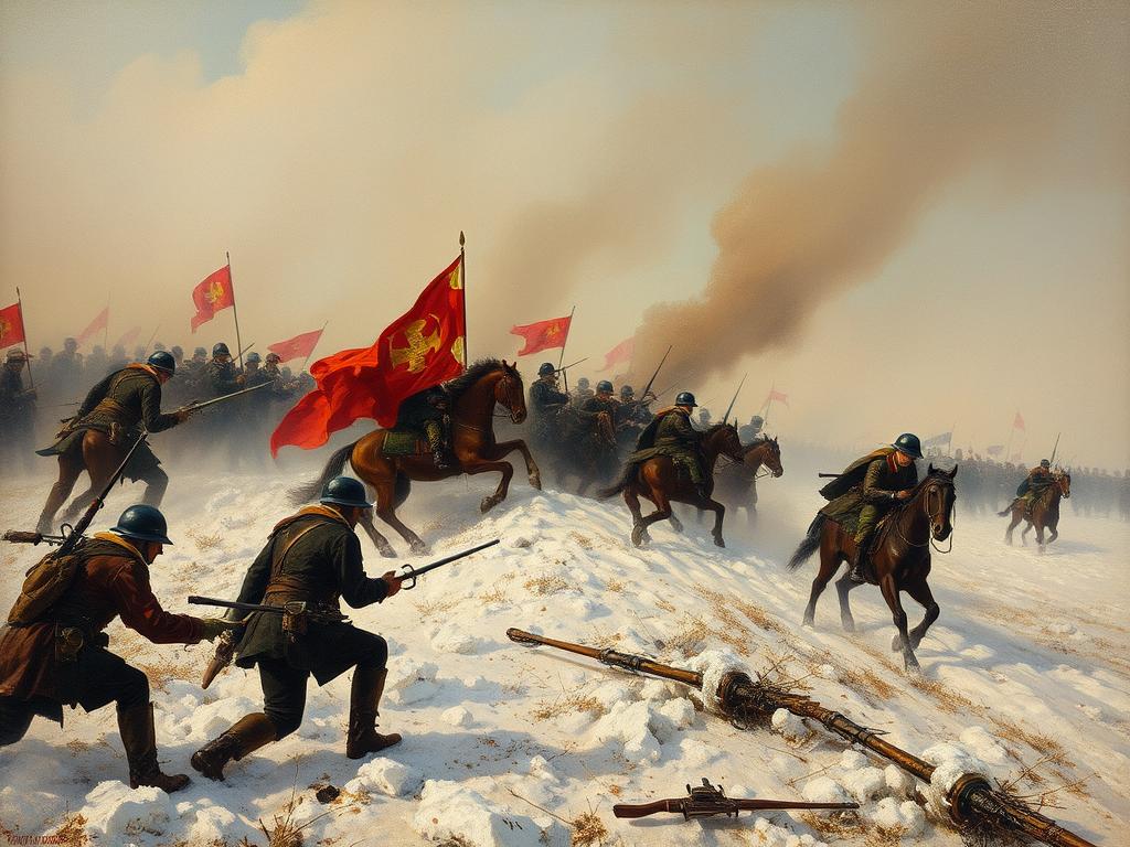 Wojciech Kossak 'Olszynka Grochowska' - bitwa z powstania listopadowego Wojciech Kossak 'Olszynka Grochowska' - bitwa z powstania listopadowego