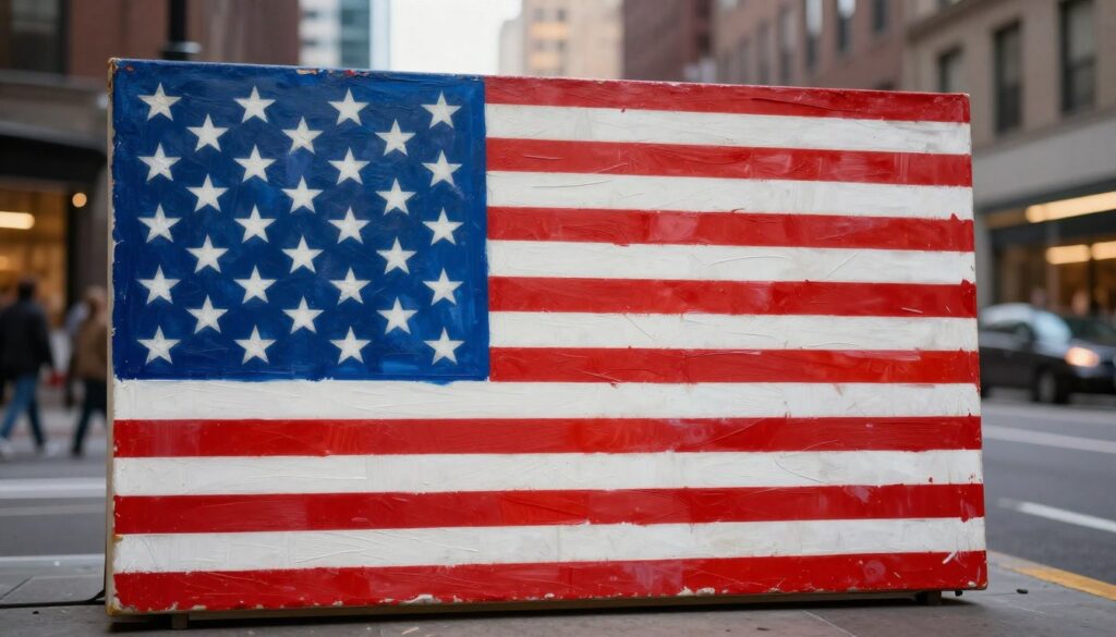 jasper johns flag modern art