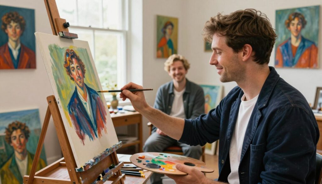 mistrzostwo w malowaniu portretów