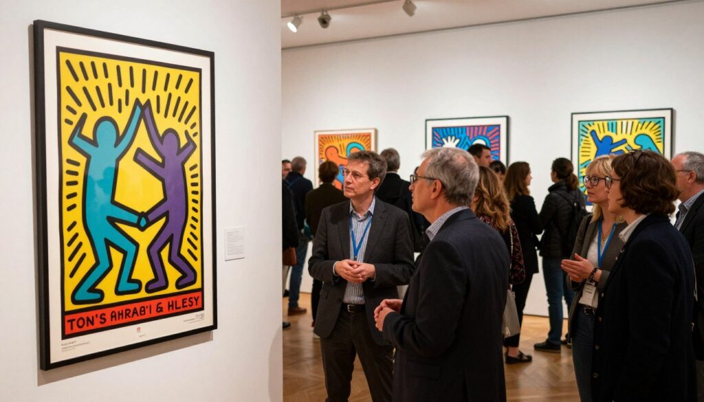 tony shafrazi gallery keith haring poster
