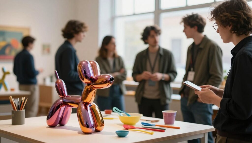 wczesne eksperymenty jeff koons